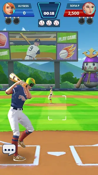Baseball Club: PvP Multiplayer (Бейсбольный клуб) [MOD: Premium/Unlocked] - Скриншот 4