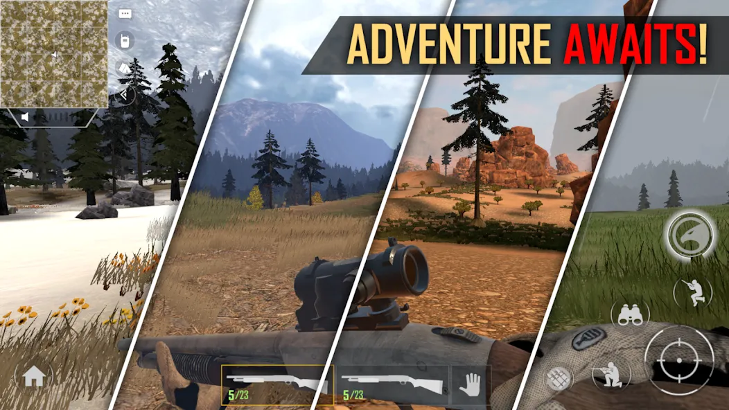 American Marksman (Американский стрелок) [MOD: Бесконечные деньги] - Скриншот 1