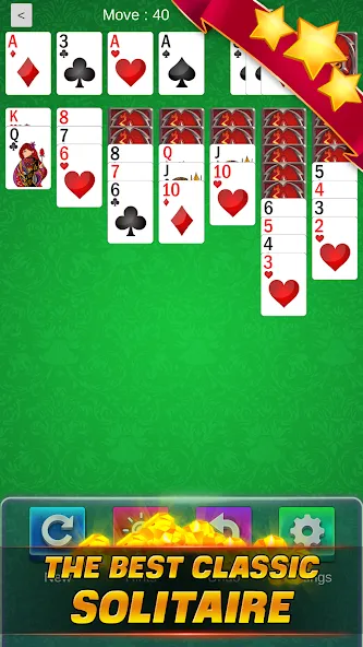 Solitaire Classic (Солитер Классик) [MOD: Разблокировано] - Скриншот 1