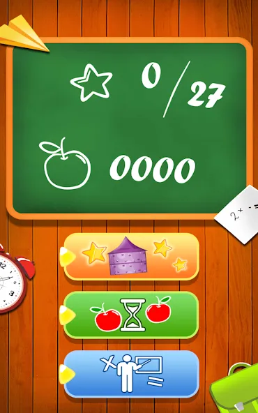 Learn multiplication table [MOD: Mega Mod/Меню] - Скриншот 1