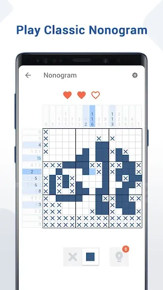 Nonogram — Fun Logic Puzzle (Нонограмма) [MOD: Много монет/Энергии] - Скриншот 1