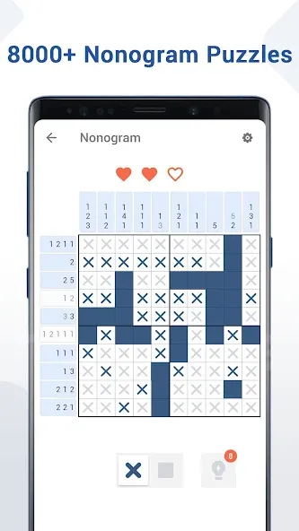 Nonogram — Fun Logic Puzzle (Нонограмма) [MOD: Много монет/Энергии] - Скриншот 2