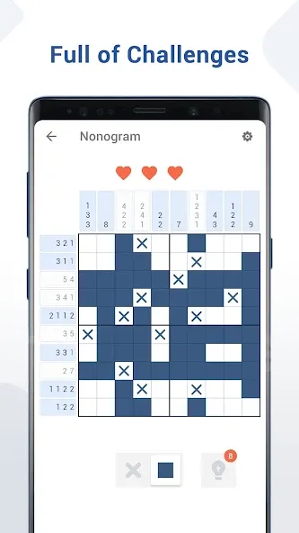 Nonogram — Fun Logic Puzzle (Нонограмма) [MOD: Много монет/Энергии] - Скриншот 3