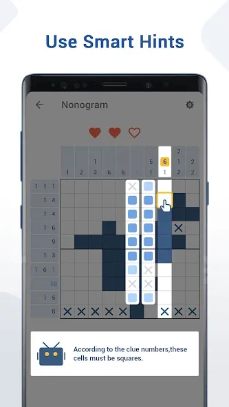 Nonogram — Fun Logic Puzzle (Нонограмма) [MOD: Много монет/Энергии] - Скриншот 4