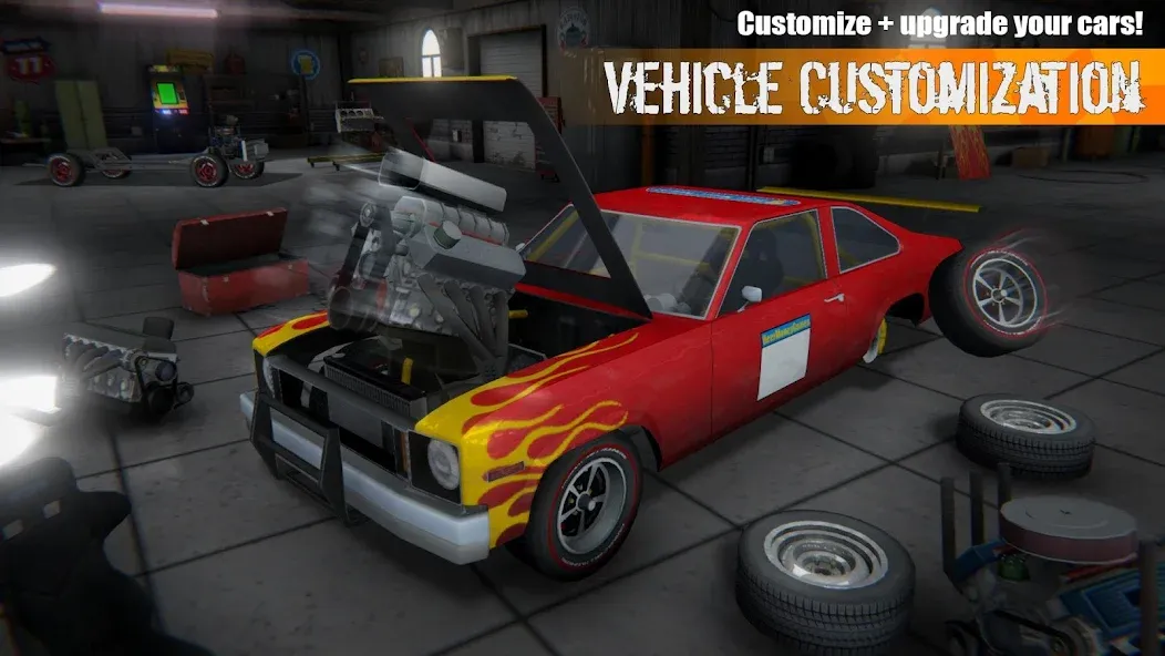 Demolition Derby 3 (Демолиция Дерби 3) [MOD: Все разблокировано] - Скриншот 1