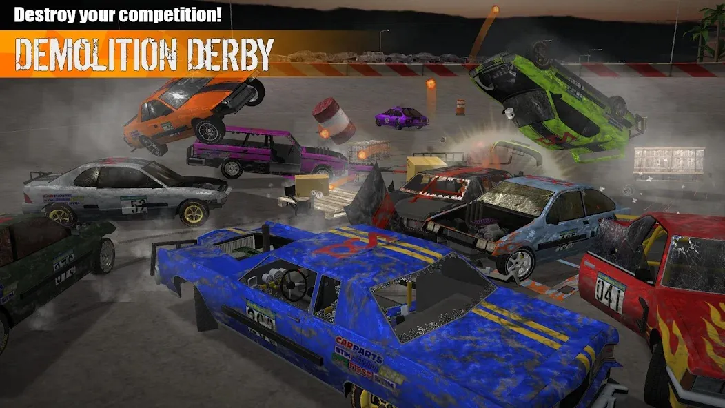 Demolition Derby 3 (Демолиция Дерби 3) [MOD: Все разблокировано] - Скриншот 2