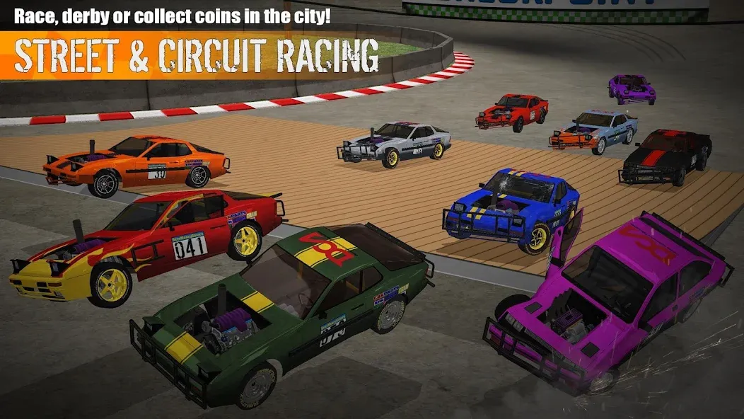 Demolition Derby 3 (Демолиция Дерби 3) [MOD: Все разблокировано] - Скриншот 3