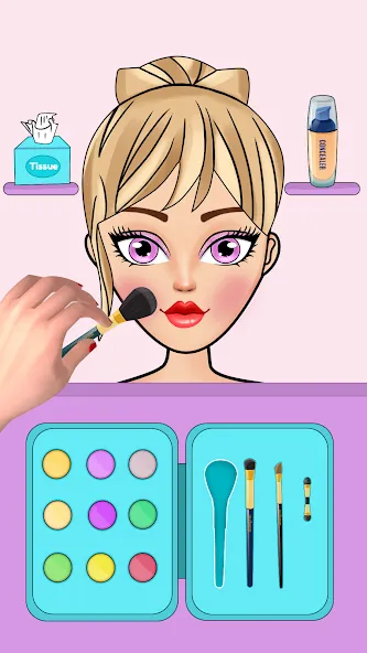 DIY Paper Princess Doll Games (Ди пейпер принцесс кьют доллс) [MOD: Premium/Unlocked] - Скриншот 2
