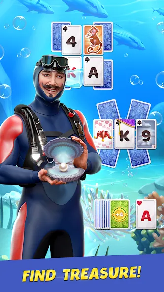 Solitaire Cruise: Card Games (Солитер Круиз) [MOD: Мод Меню/Взлом] - Скриншот 1
