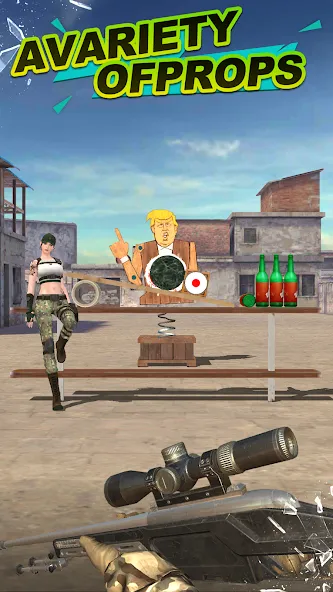 Gun Shooting Range [MOD: Бесконечные деньги] - Скриншот 1