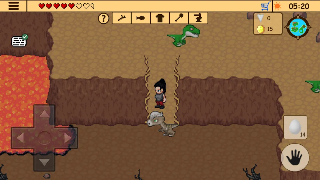 Survival RPG 3:Lost in time 2D (Сурвивал РПГ 3) [MOD: Все разблокировано] - Скриншот 1
