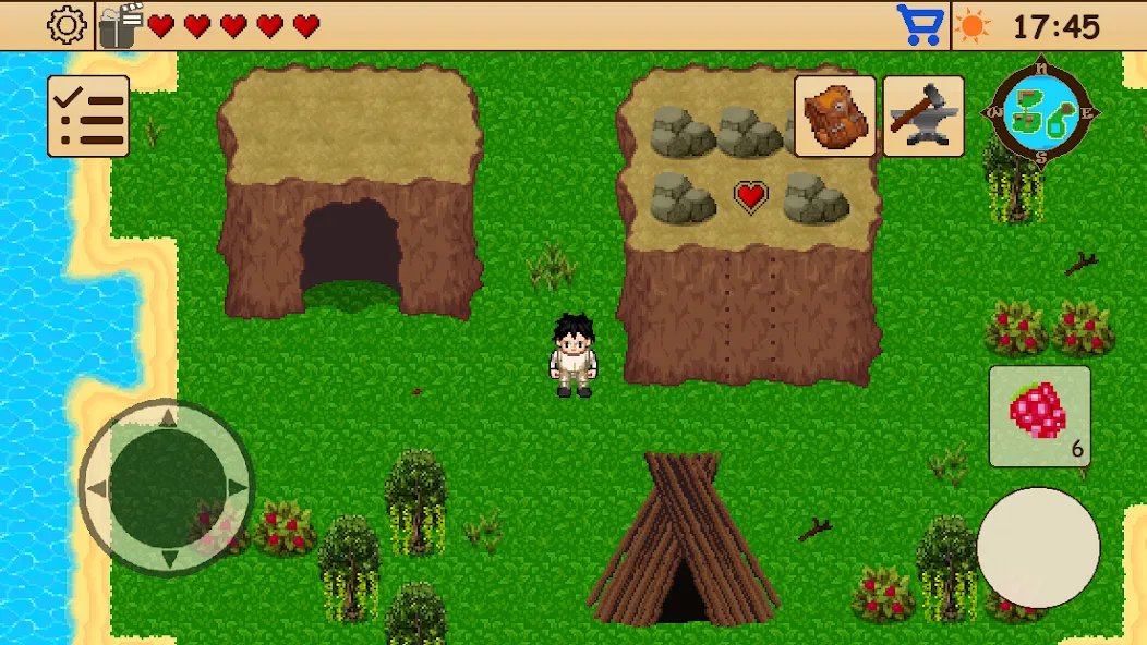 Survival RPG 1: Island Escape (Сурвивал РПГ 1) [MOD: Разблокировано] - Скриншот 3