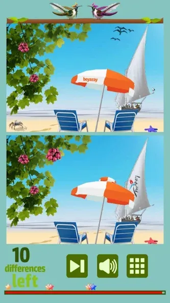 Find 10 Differences [MOD: Разблокировано] - Скриншот 1