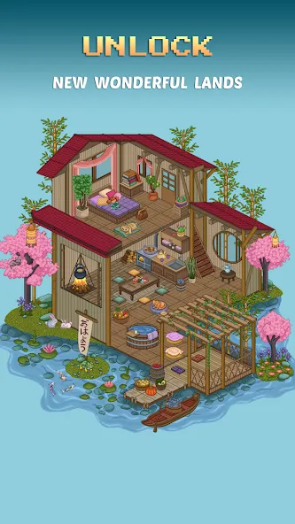 Pixel Art — Color House (Пиксель) [MOD: Mega Mod/Меню] - Скриншот 1