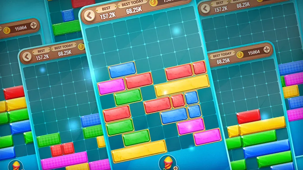 Block Crush — Puzzle Game [MOD: Premium/Unlocked] - Скриншот 3