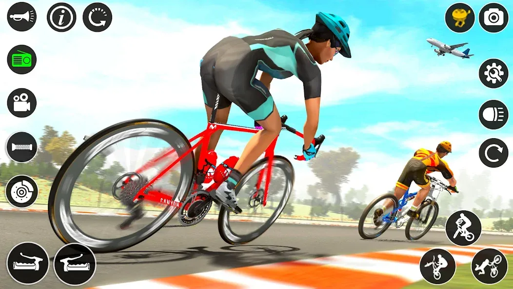 BMX Cycle Race 3d Cycle Games (гонка на велосипедах 3D игры на велосипеде) [MOD: Разблокировано] - Скриншот 5