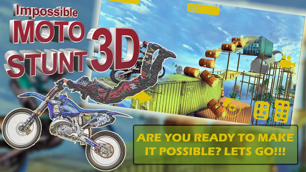 Bike stunt 3d games-Bike games [MOD: Много монет/Энергии] - Скриншот 5