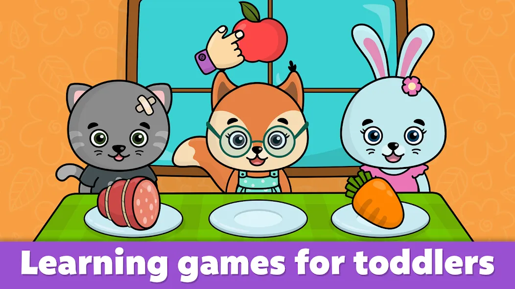 Baby Games: Shapes and Colors [MOD: Много монет/Энергии] - Скриншот 1