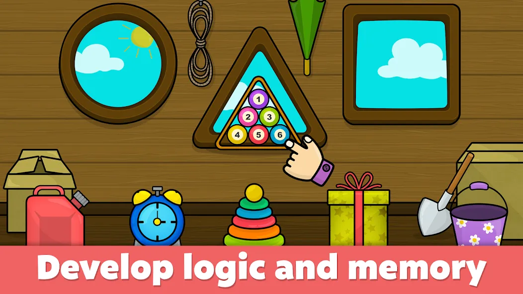 Baby Games: Shapes and Colors [MOD: Много монет/Энергии] - Скриншот 3