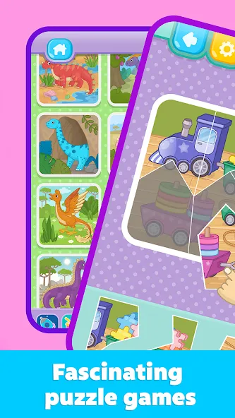Kids Puzzles: Games for Kids [MOD: Mega Mod/Меню] - Скриншот 4
