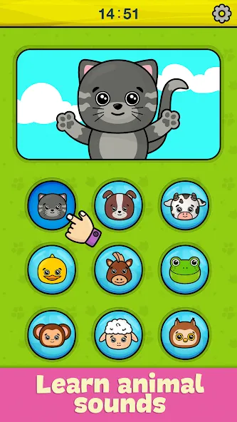Bimi Boo Baby Phone for Kids [MOD: Много монет/Энергии] - Скриншот 2
