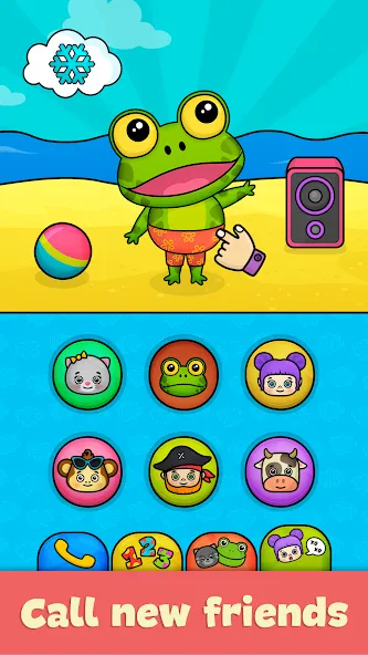 Bimi Boo Baby Phone for Kids [MOD: Много монет/Энергии] - Скриншот 4
