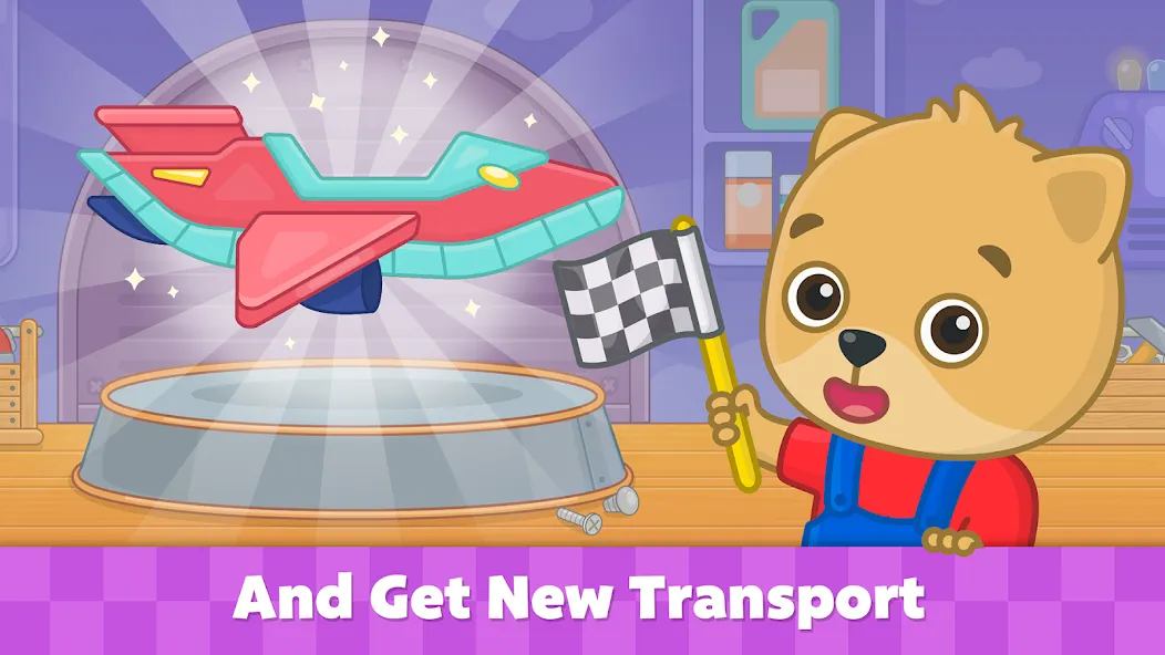 Bimi Boo Car Games for Kids [MOD: Разблокировано] - Скриншот 5