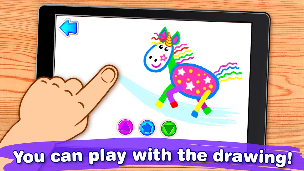 Bini Drawing for Kids Games (Бини) [MOD: Меню/Много денег] - Скриншот 5