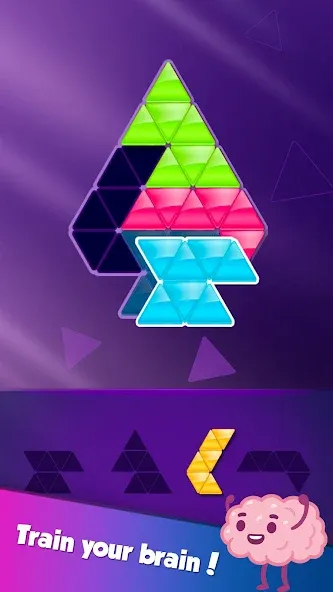 Block! Triangle Puzzle:Tangram [MOD: Много монет/Энергии] - Скриншот 4