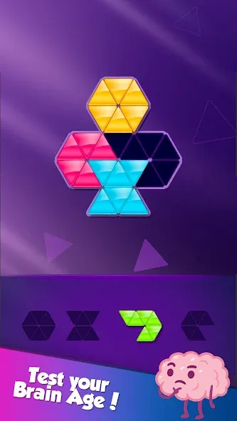 Block! Triangle Puzzle:Tangram [MOD: Много монет/Энергии] - Скриншот 5