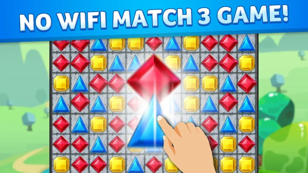 Jewel Match King [MOD: Mega Mod/Меню] - Скриншот 1