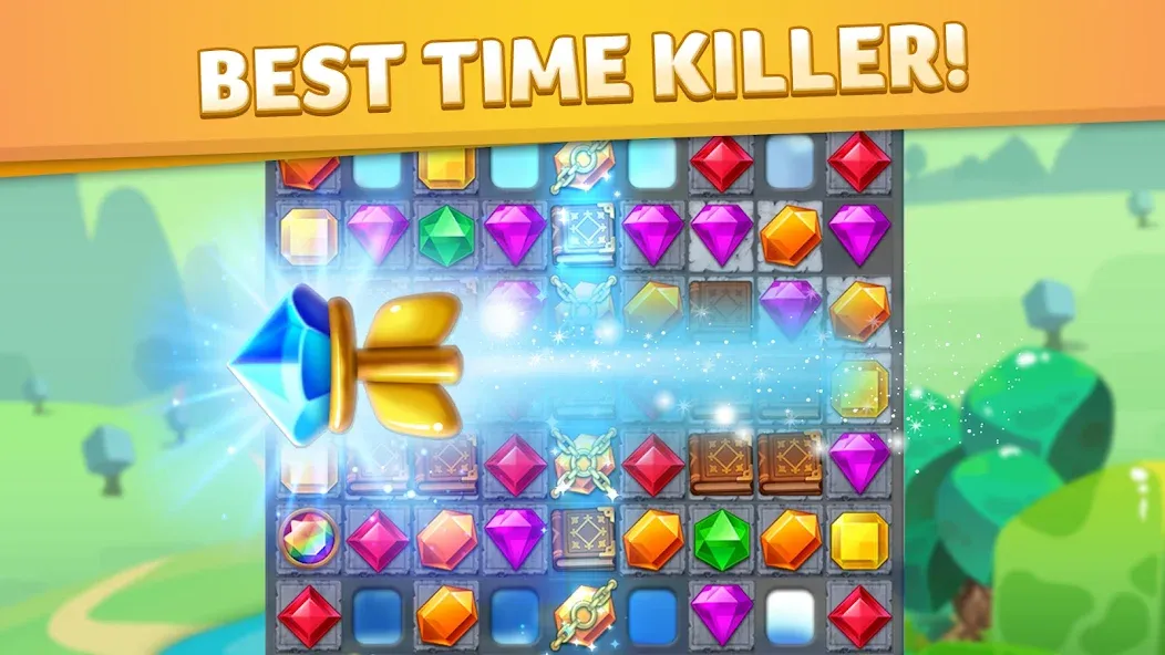 Jewel Match King [MOD: Mega Mod/Меню] - Скриншот 2