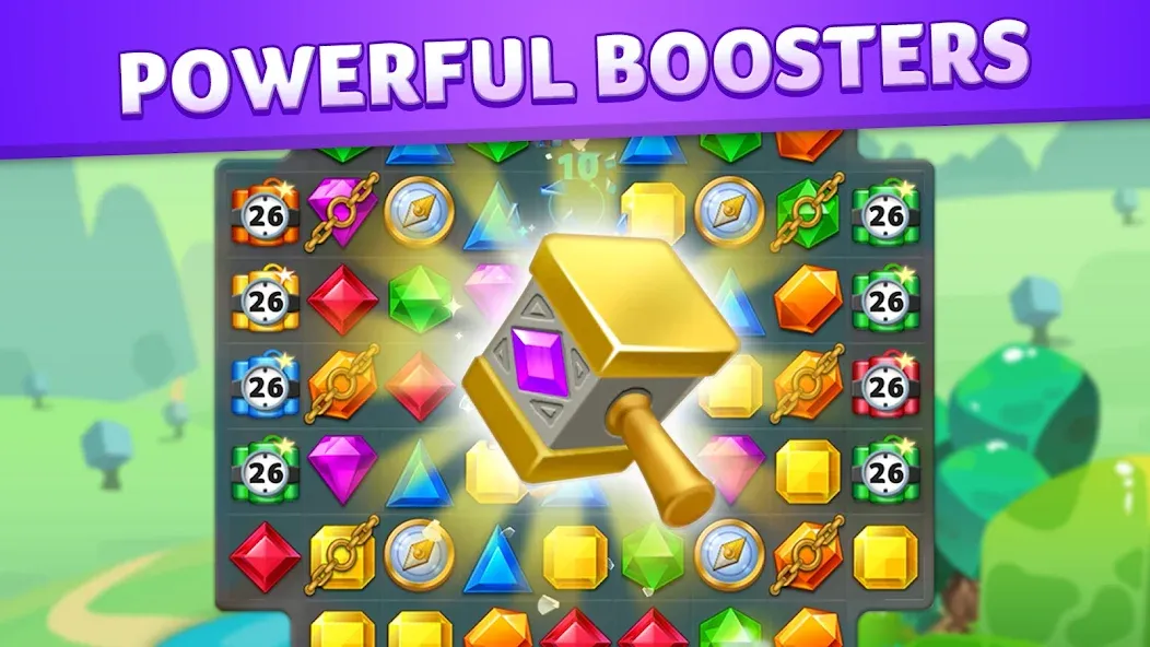 Jewel Match King [MOD: Mega Mod/Меню] - Скриншот 5