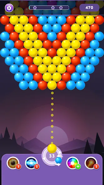 Bubble Shooter Rainbow [MOD: Mega Mod/Меню] - Скриншот 2