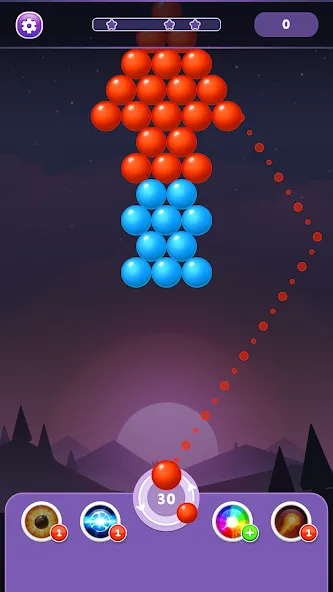 Bubble Shooter Rainbow [MOD: Mega Mod/Меню] - Скриншот 3