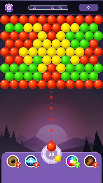 Bubble Shooter Rainbow [MOD: Mega Mod/Меню] - Скриншот 5