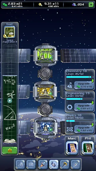 Idle Space Company (Айдл) [MOD: Бесконечные деньги] - Скриншот 3
