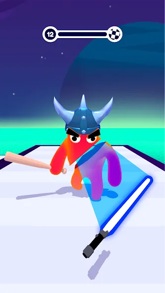 Blob Shooter 3D — Assassin Hit [MOD: Много монет/Энергии] - Скриншот 1