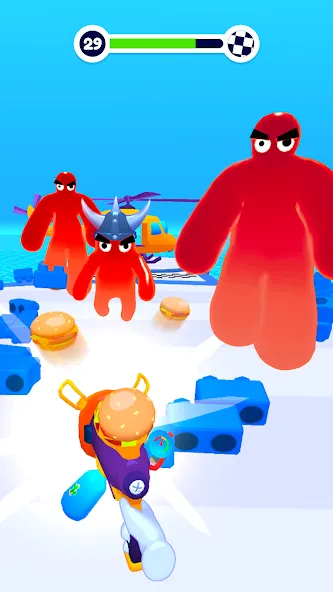 Blob Shooter 3D — Assassin Hit [MOD: Много монет/Энергии] - Скриншот 4