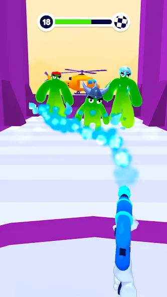 Blob Shooter 3D — Assassin Hit [MOD: Много монет/Энергии] - Скриншот 5