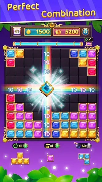Block Puzzle: Block Blast! [MOD: Все открыто] - Скриншот 4