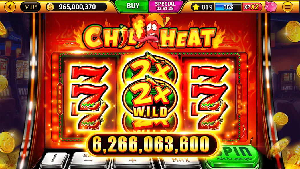 Wild Classic Slots Casino Game [MOD: Mega Mod/Меню] - Скриншот 5