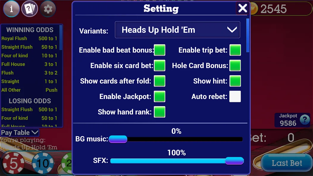 Ultimate Poker Texas Holdem (Ультимейт Покер Техасский Холдем) [MOD: Все открыто] - Скриншот 3