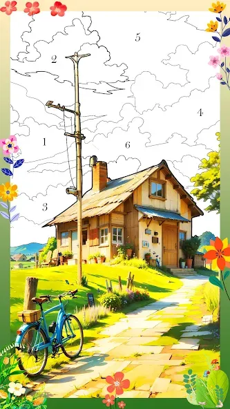 Holiday Relax Coloring Games [MOD: Бесконечные деньги] - Скриншот 4
