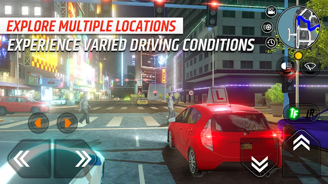 Car Driving School Simulator (Автошкола симулятор вождения) [MOD: Мод Меню/Взлом] - Скриншот 2