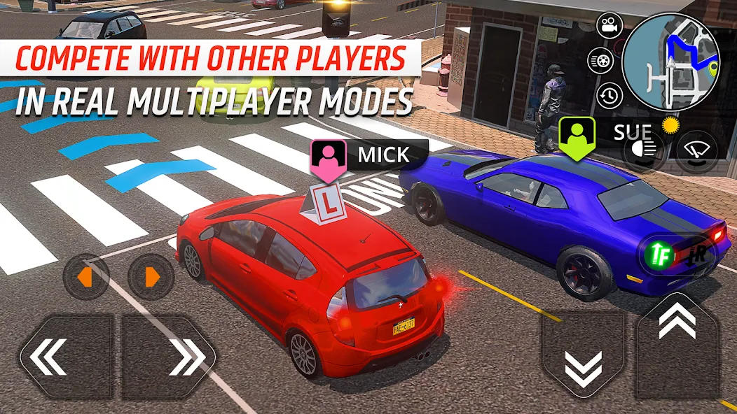 Car Driving School Simulator (Автошкола симулятор вождения) [MOD: Мод Меню/Взлом] - Скриншот 5