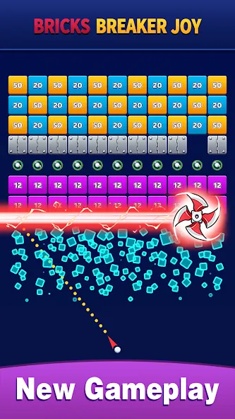 Bricks Breaker Joy (Брикс Брейкер Джой) [MOD: Mega Mod/Меню] - Скриншот 2