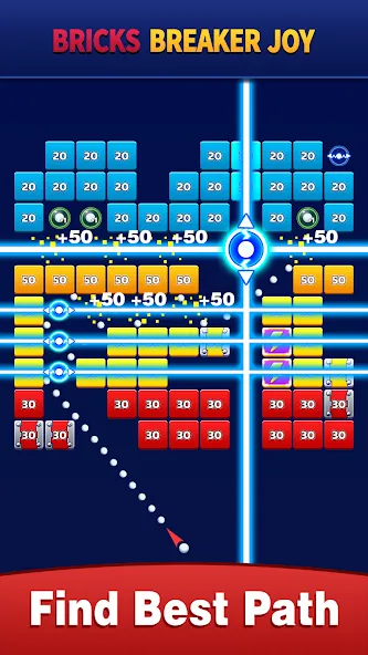 Bricks Breaker Joy (Брикс Брейкер Джой) [MOD: Mega Mod/Меню] - Скриншот 4