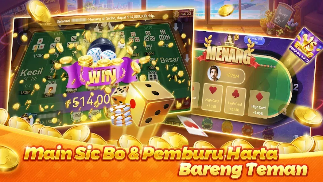 Poker Texas Boyaa (Покер Техас Бояа) [MOD: Меню/Много денег] - Скриншот 4
