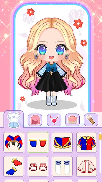 Doll Dress Up: Makeup Games (Долл Дресс Ап) [MOD: Premium/Unlocked] - Скриншот 1
